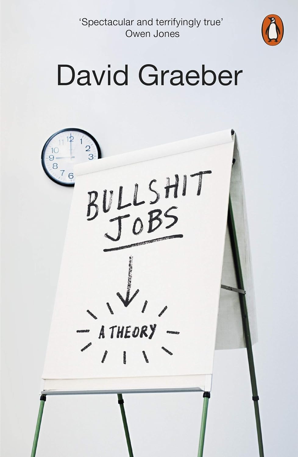 book cover for bullshit jobs